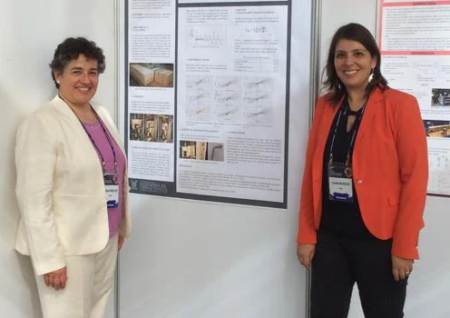 Académicas presentan avances de investigación sobre madera contralaminada en conferencia internacional