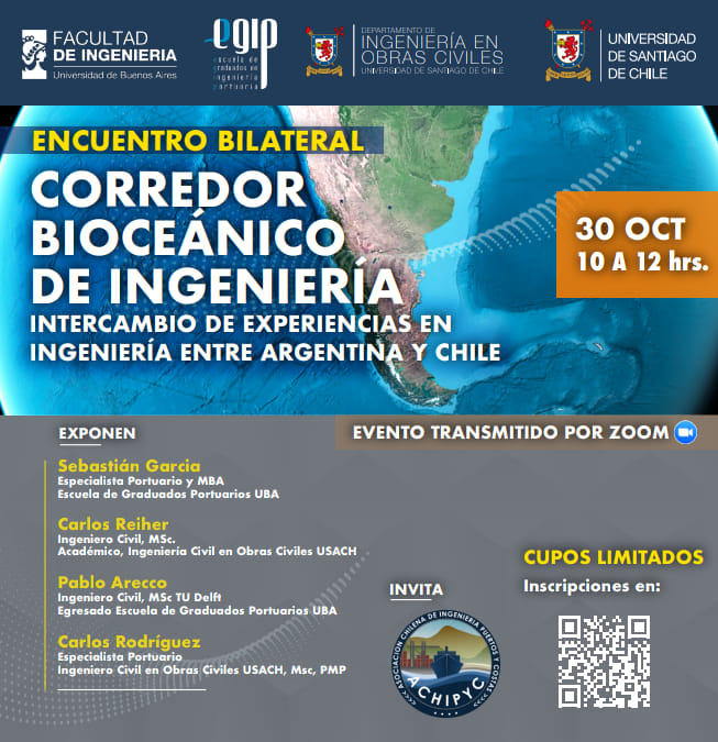 Exitoso encuentro bilateral “Corredor bioceánico de ingeniería. Intercambio de experiencias en ingeniería entre Argentina y Chile”