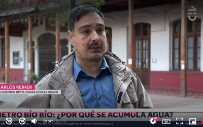 Chilevisión Noticias | Línea 6: ¿Por qué se acumula agua en la Estación Bío Bío del Metro?