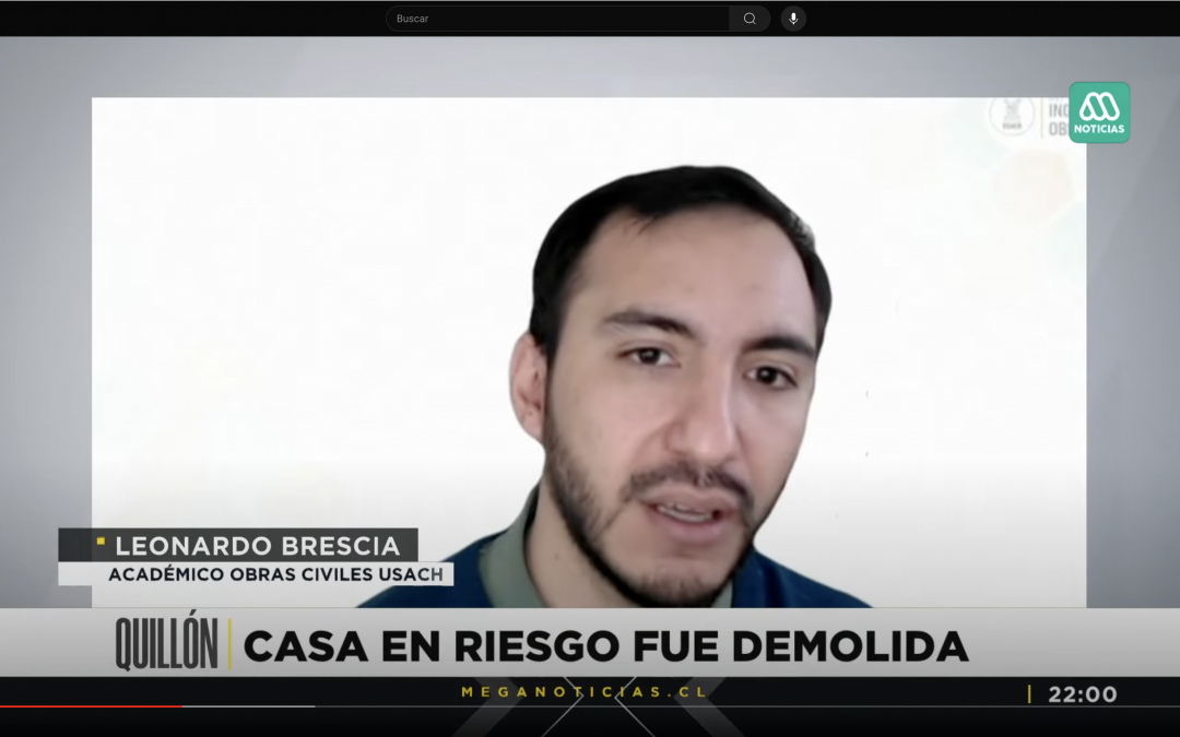 Meganoticias | Casa en riesgo fue demolida: La icónica imagen del sistema frontal: Casa queda “colgando” al borde de estero