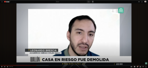 Meganoticias | Casa en riesgo fue demolida: La icónica imagen del sistema frontal: Casa queda “colgando” al borde de estero