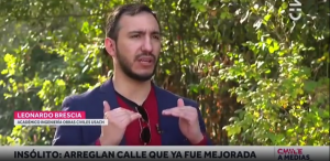 CHV | Insolito: Arreglan calle que ya fue mejorada