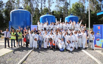Capacitación técnica de la DOH-SSR y el Departamento de Ingeniería en Obras Civiles USACH fortalece a dirigentes/as y trabajadores/as de APR en operación de plantas de ósmosis inversa