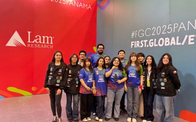 Estudiante de Ingeniería Civil en Obras Civiles, Andrea Arias Medrano participa como mentora del Team Chile en competencia mundial de robótica en Panamá