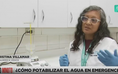 ¿Como potabilizar el agua?. Cristina Villamar, Académica USACH.